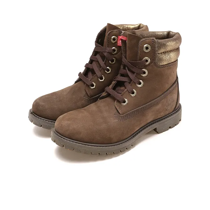 Timberland 6 Inch Waterville Premium Double Collar Boots 'Dark Brown' Women's-2