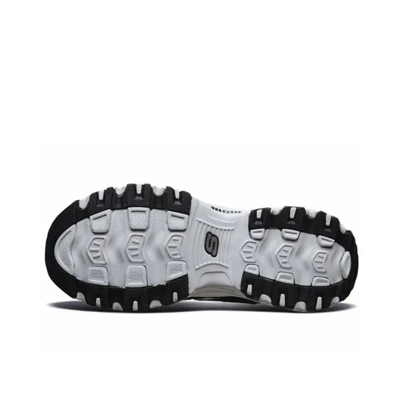 Skechers D'Lites 1.0 White/Black Women's-3