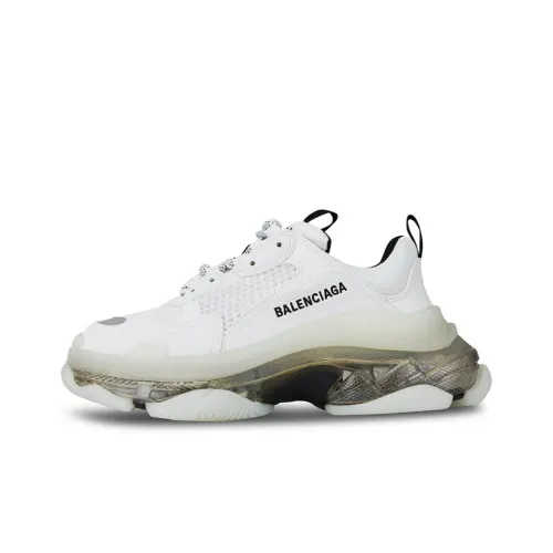 Balenciaga Women's Triple S Sneaker 'Clear Sole - White Grey'