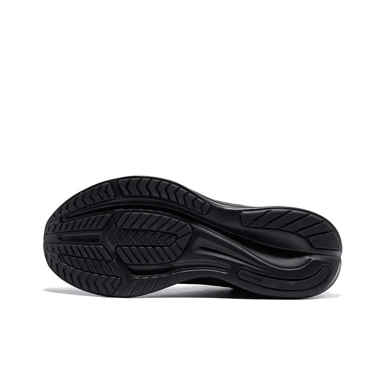 Saucony Vessel Cushioning Breathable Low Top Sprint Running Shoes Unisex Black-4