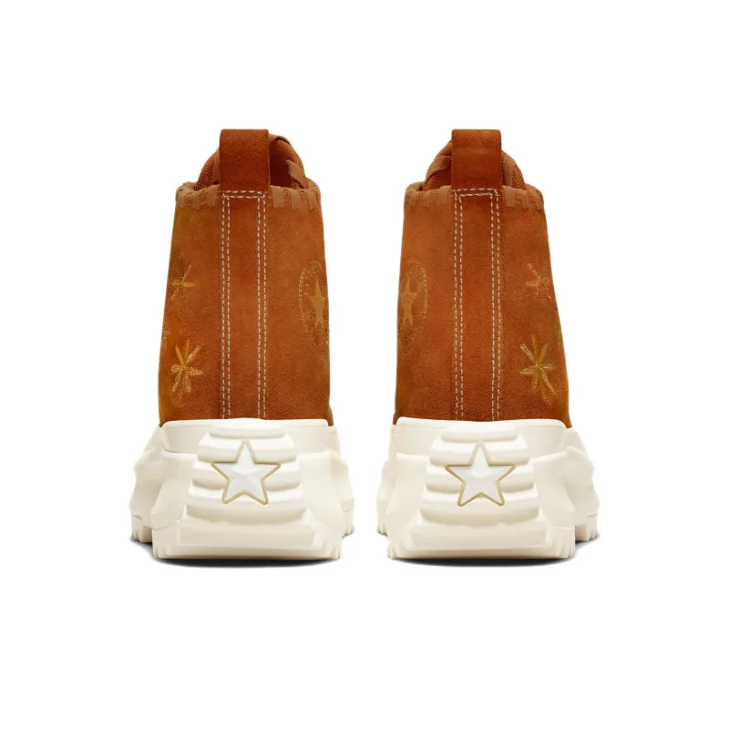 Converse Run Star Hike Platform Hi Embroidered Floral Amber Women's-3