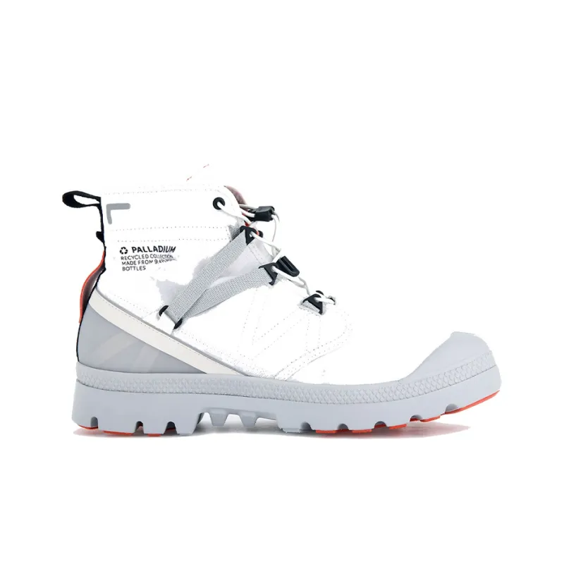 Palladium Pampa Outdoor Shoes Unisex High Top White/Gray-1