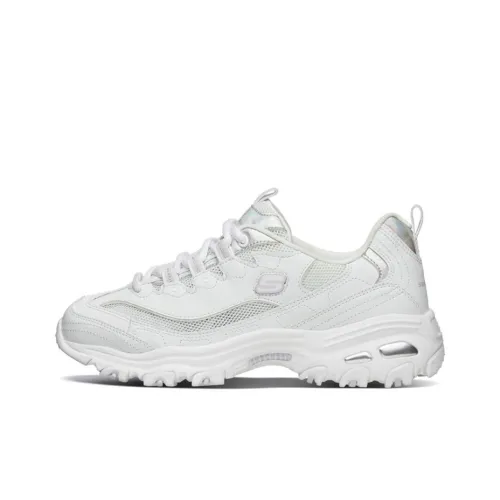 Skechers D Lites 1.0 Gs White Women's