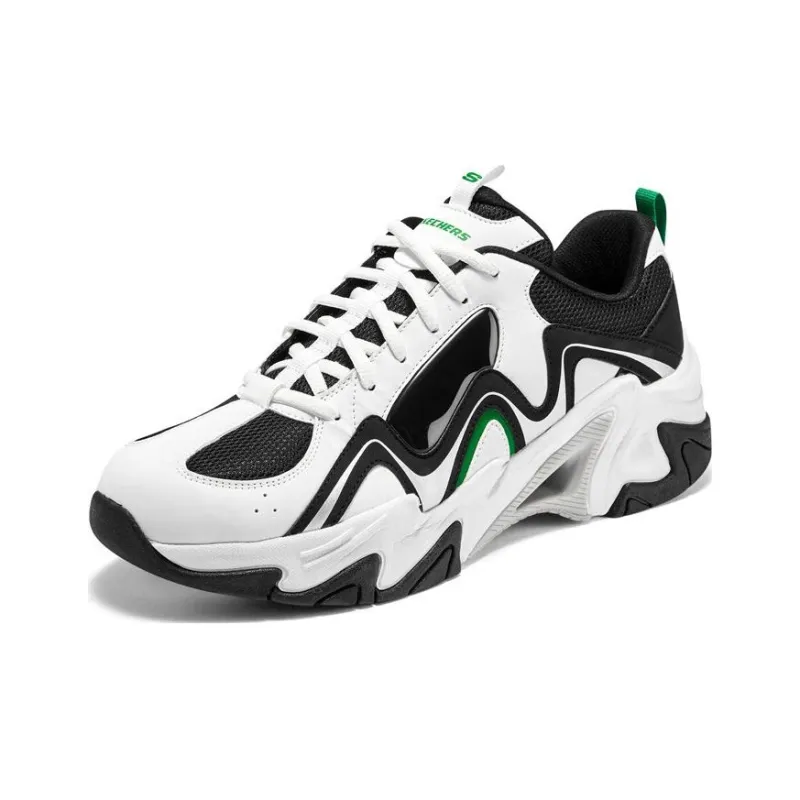 Skechers Stamina V3 'Black White Green'-2