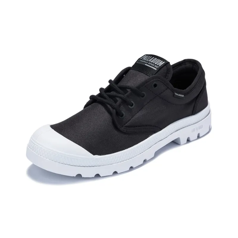Palladium Pampa Oxford Lite Durable Breathable Low-Top Canvas Shoes Unisex Black-1