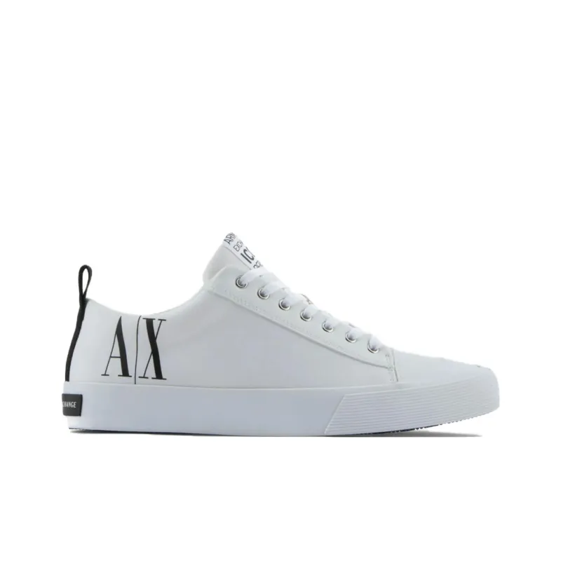 ARMANI EXCHANGE Icon Low Top Skateboard Shoes Men's White-1