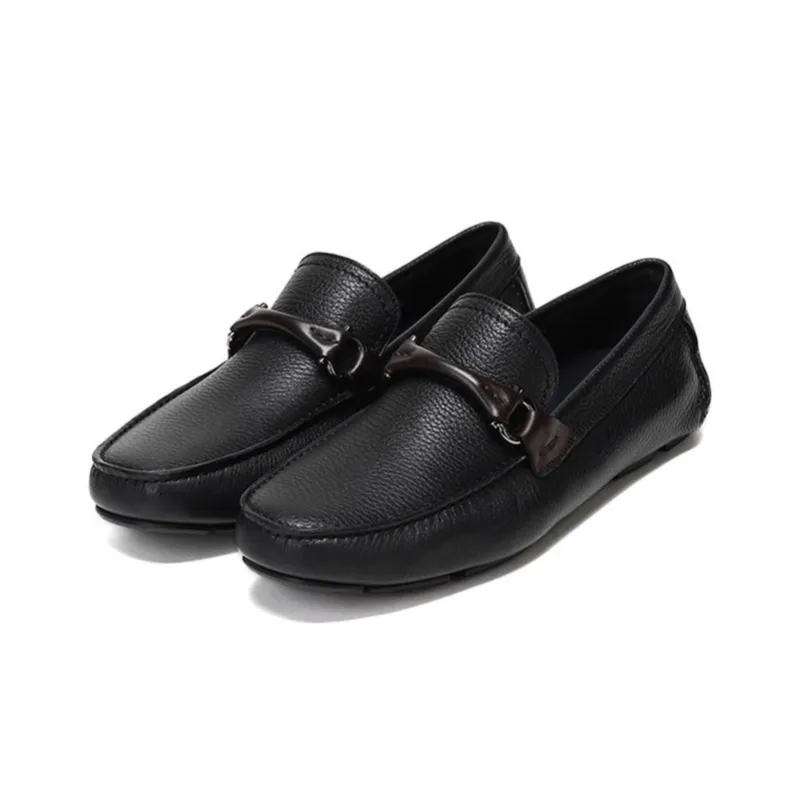 Ferragamo Men's Casual Shoes Men Low Top Black-2