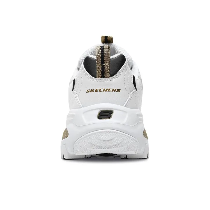 Skechers D'Lites Low Dad Shoes Gs White Women's-3