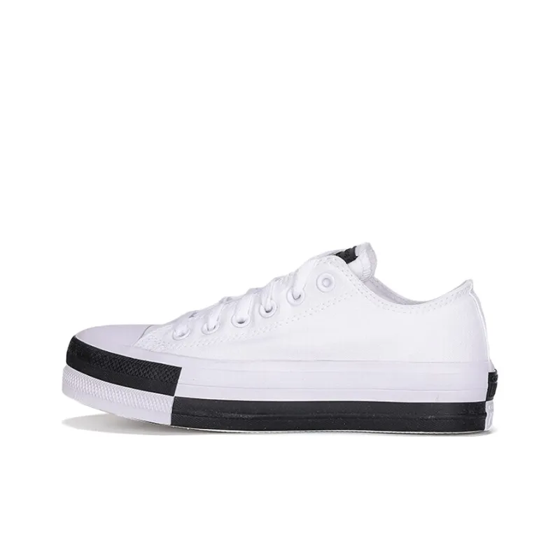 Converse Chuck Taylor All Star Black White Sneakers Women's-0