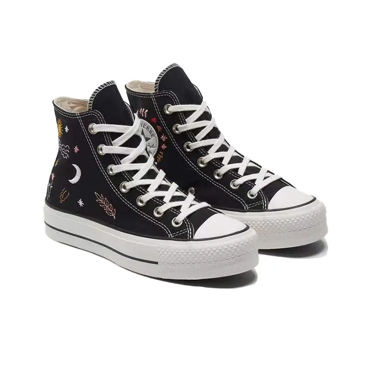 Converse Women's Chuck Taylor All Star Platform High 'It's Okay To Wander Black' Women's-2