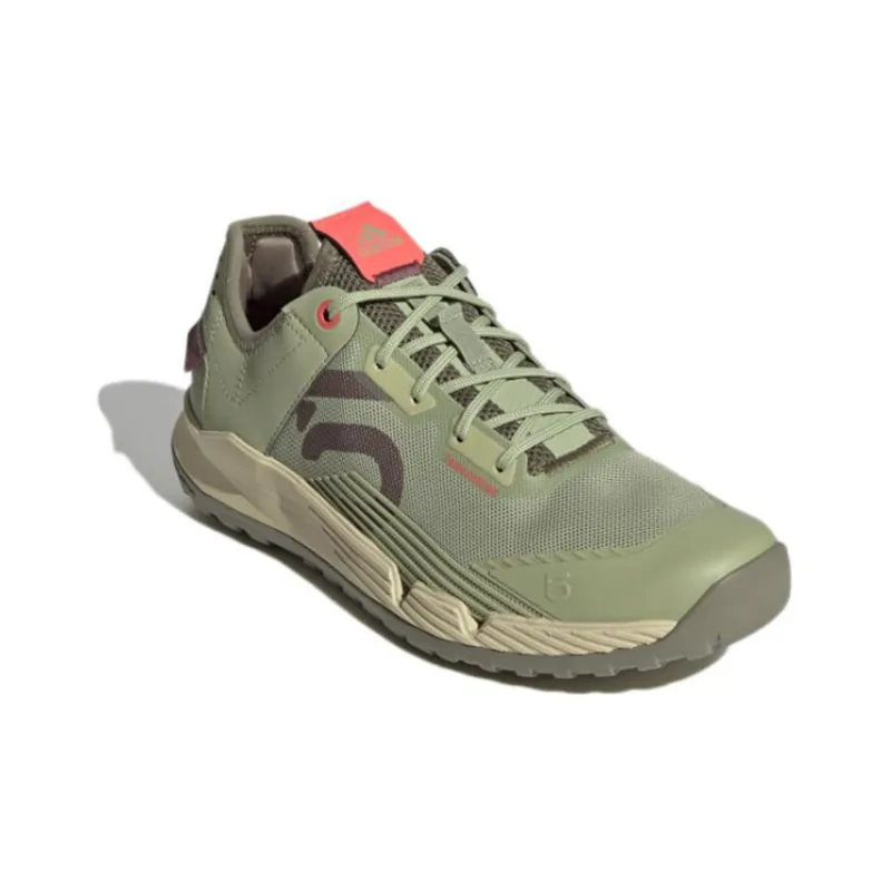 Adidas Five Ten Trailcross Wear-Resistant Low-Top Cycling Shoes Women's Green-2