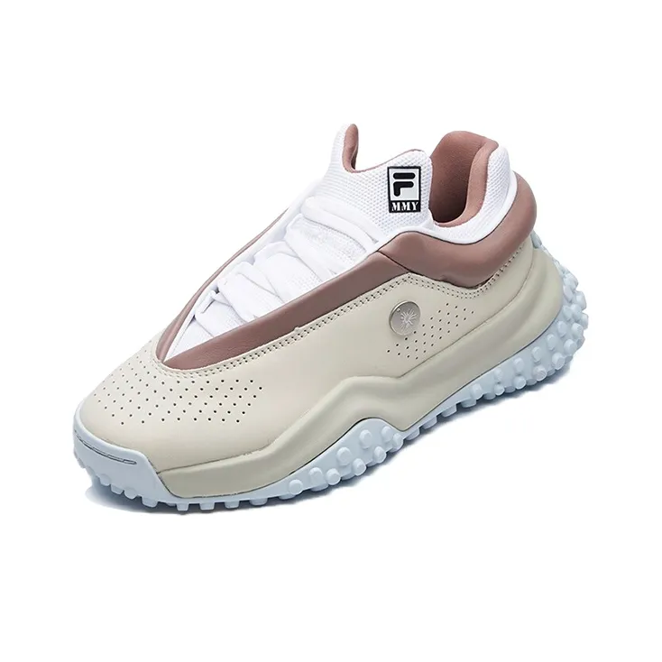 MIHARA YASUHIRO x FILA FM7 FM Cushioning Anti-Slip And Wear-Resistant Low-Top Chunky Sneakers Women's White Brown-1