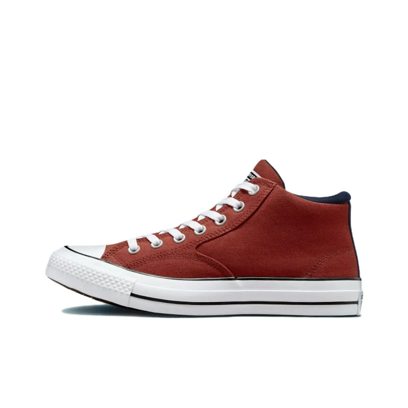 Converse Malden Street Slip-Resistant Breathable Coverage Mid-Top Canvas Shoes Unisex Red White Black Blue-0