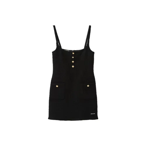 MIU MIU Slip Dresses Women's Black