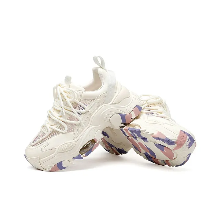 PRETY PEKI Chunky Sneakers Women's Ecru-2