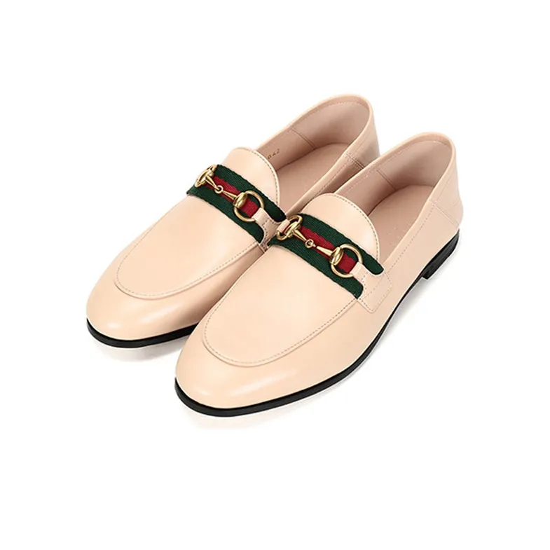 GUCCI Web Detail Loafers-2