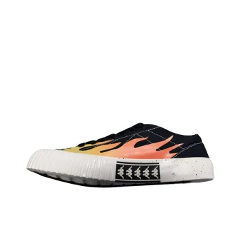 HAIZEIWANG x Kappa Portgas D. Ace Anti Slip And Wear Resistant Lightweight Low Top Canvas Shoes Unisex Black
