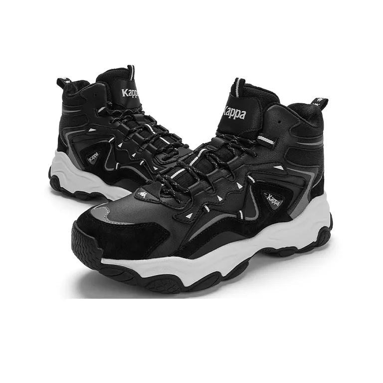 Kappa High-Top Chunky Sneakers Unisex Black-3