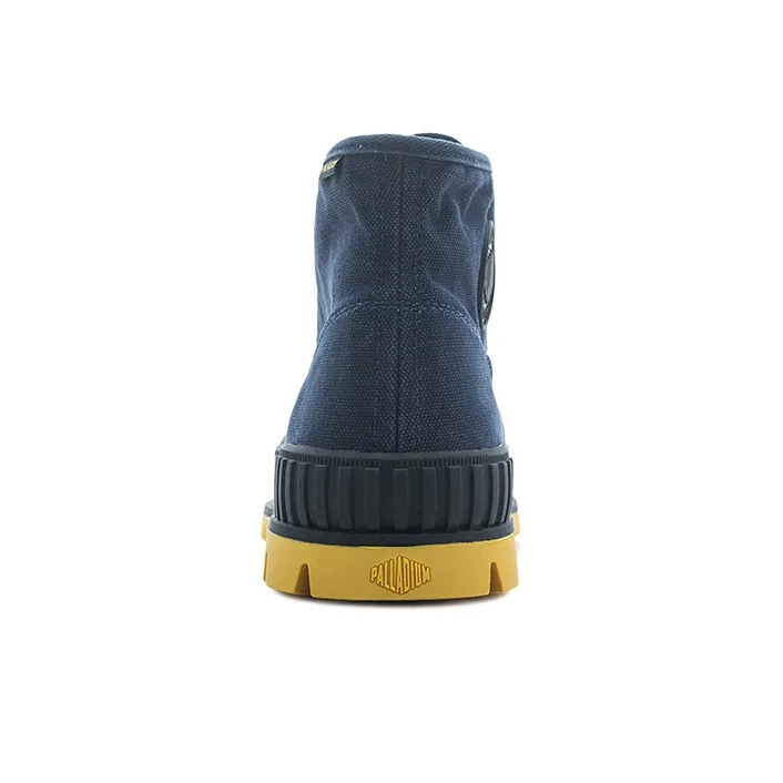 Palladium Pallashock Mid OG Breathable Cushioning Wear Resistant Slip Resistant High Top Canvas Shoes Unisex-2