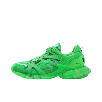 Balenciaga Track.2 Clear Sole Fluo Green