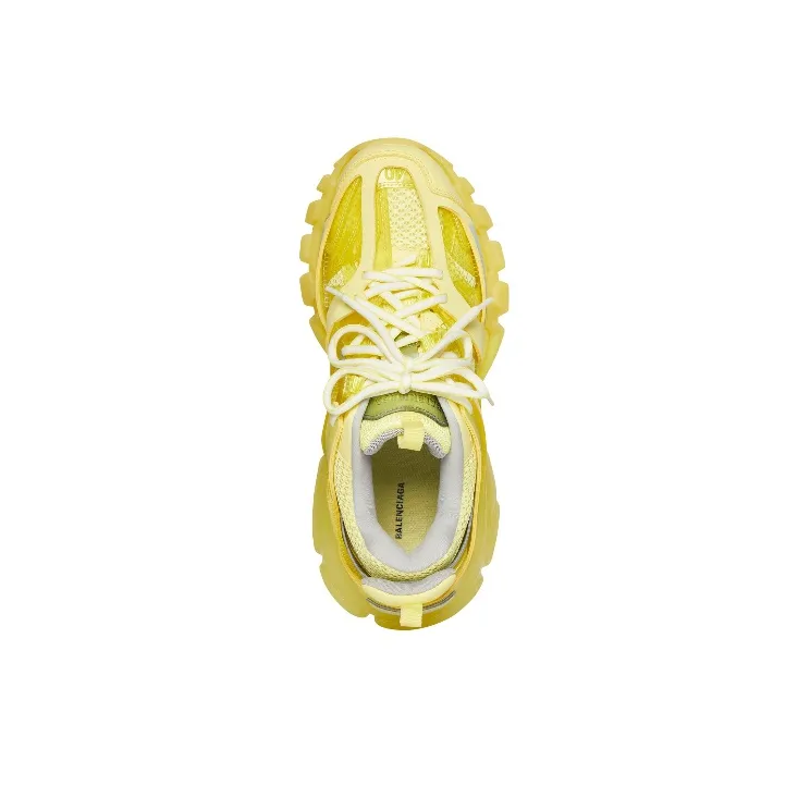 Balenciaga Track Shock Absorbers With Slip Resistant Features Low Top Chunky Sneakers Women's Yellow-2