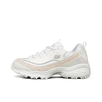 Skechers D'Lites 1.0 Clunky Shoes White Women's