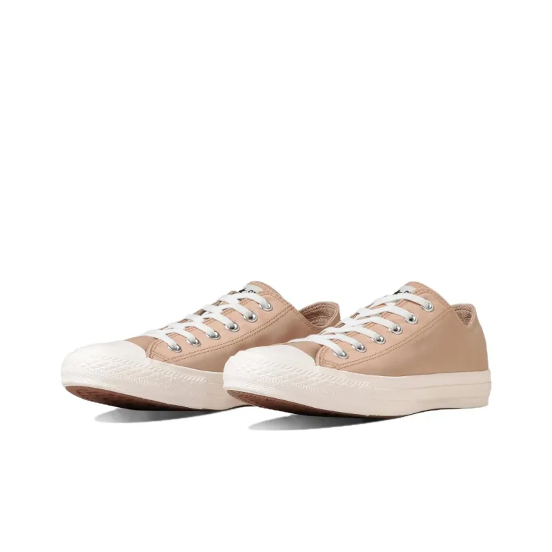Converse ALL STAR WR NYLON OX Wear resistant And Lightweight Low Top Canvas Shoes Unisex Sandy Beige Japan Version-1