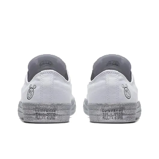 Converse Chuck Taylor All Star Low Miley Cyrus White Silver-4