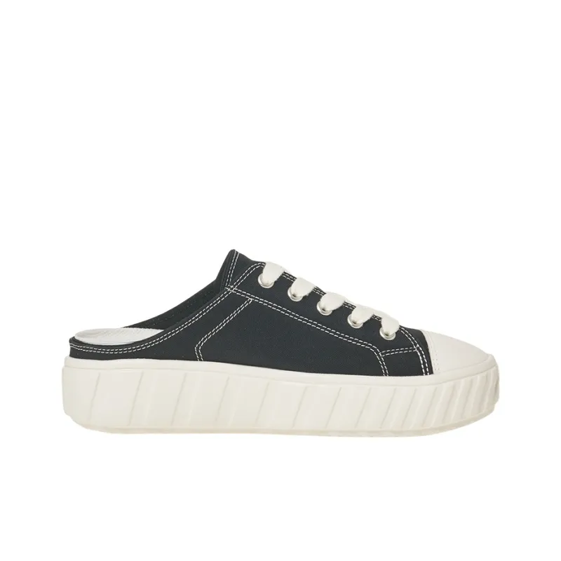 Nerdy Canvas Shoes Unisex Low Top Black-1