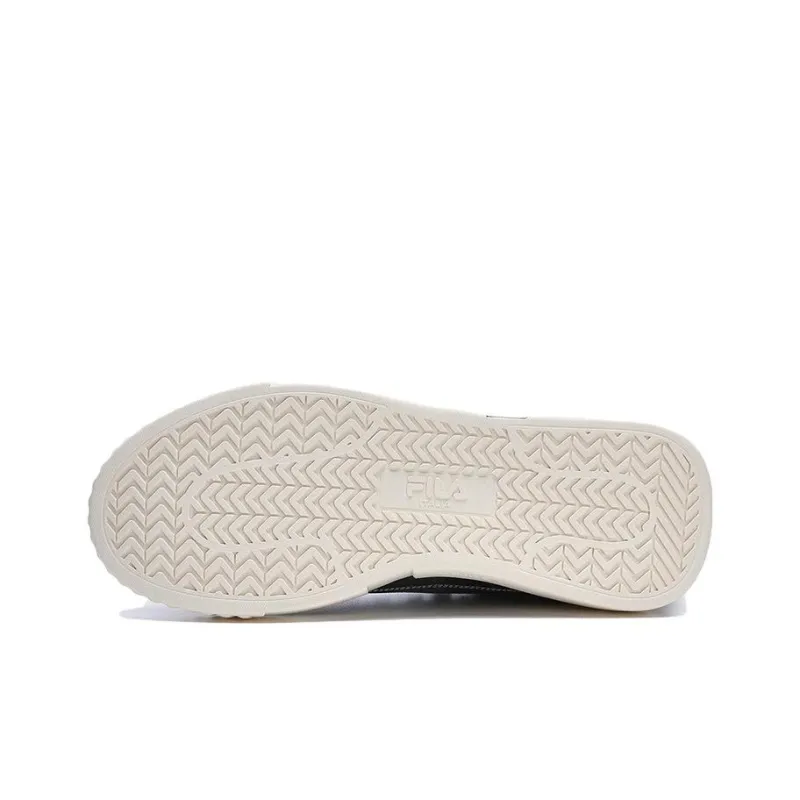 FILA Canvas Low Skate Shoes 'Black White' Women's-4