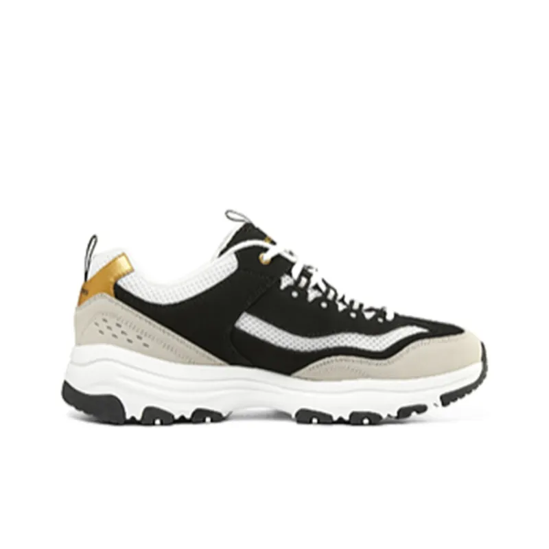 Skechers Chunky Sneakers Men Mid Top Black/Brown/Yellow/Gold-1