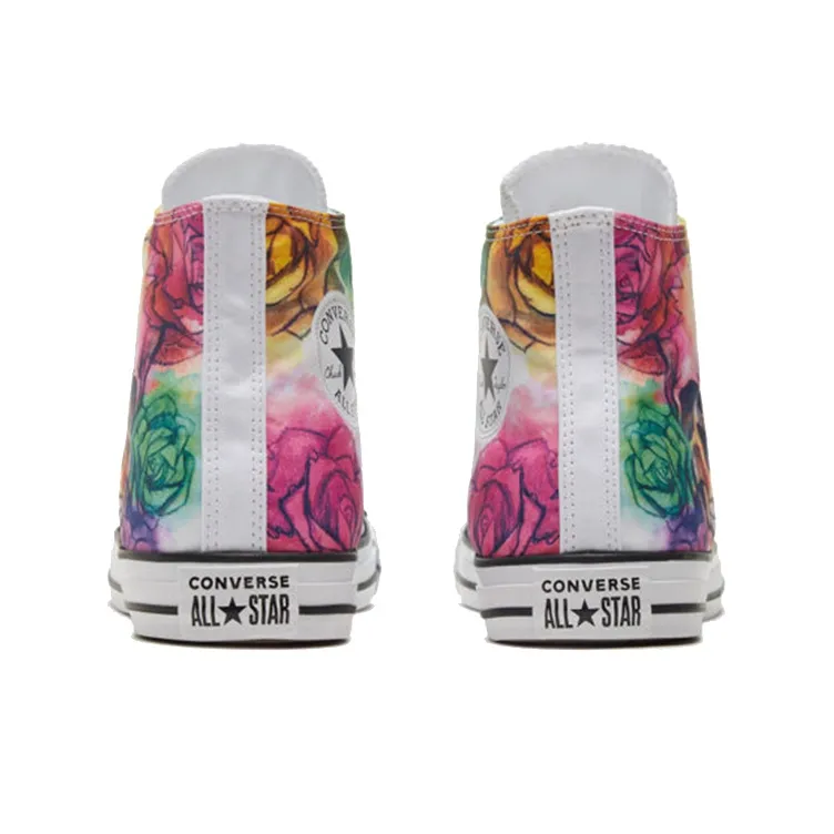 Converse Chuck Taylor All Star High Top Skull And Roses 'White'-3
