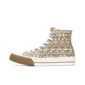 Dickies Anti Slip Wear Resistant High Top Canvas Shoes Women's Khaki