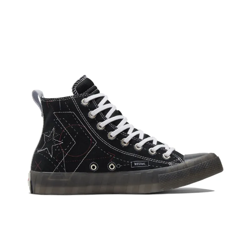 Converse Untitled Canvas Shoes Black/White-1
