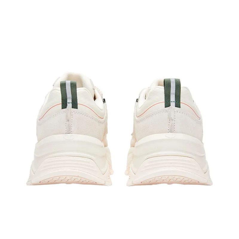 Champion Chunky Sneakers Women's Low Top Beige Green-3