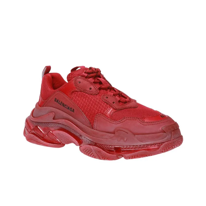 Balenciaga Triple S 'Burgundy' Women's-2