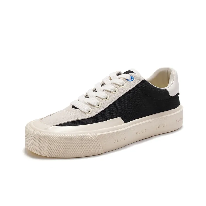 Feiyue Anti-Slip Wear-Resistant Low-Top Canvas Shoes Unisex Black/Grey/Beige-1