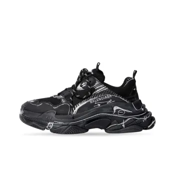 Balenciaga Triple S 'Black White'