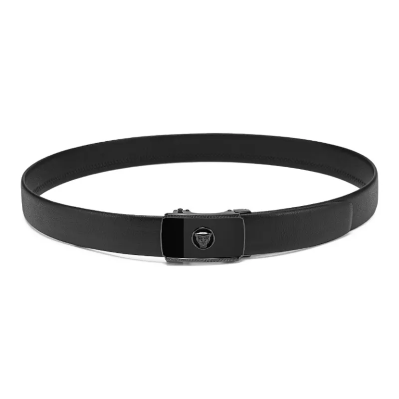 JAGUAR Belt Automatic Buckle Pants Belt Cow Leather New Arrival Casual Trendy Width  3.5cm Men's-4