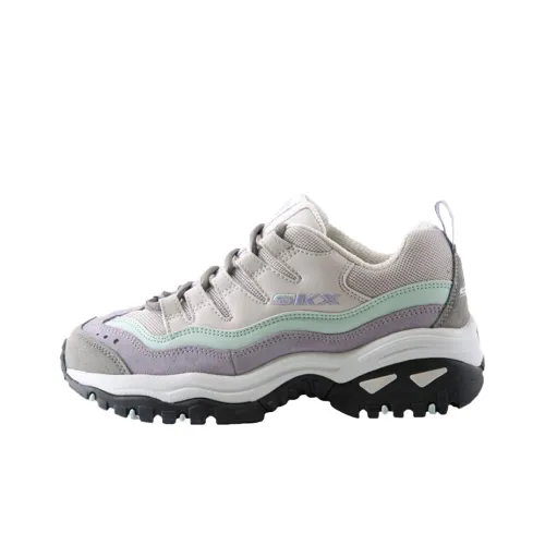 Skechers Energy Chunky Sneakers Women's Low-Top Gray/Lavender