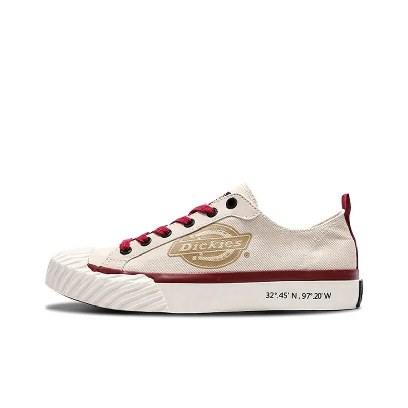 Dickies Abrasion Resistant Slip Resistant Low Top Canvas Shoes Unisex Army Beige-0