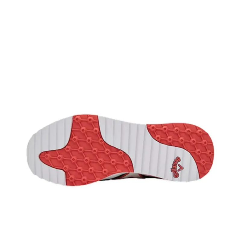 Callaway Calway Slip-Resistant Breathable Low-Top Golf Shoes Women's Black Red-3