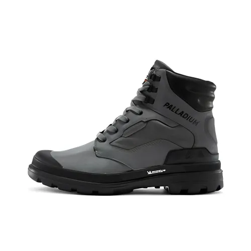 Palladium Pampa Outdoor Boots Men Gray