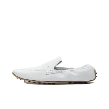 HERMES Echo Casual Single Shoes Women's White