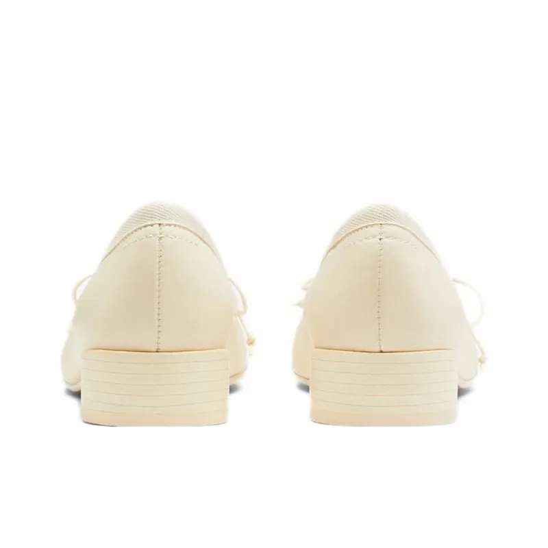 MM6 Maison Margiela Décolleté Casual Single Shoes Women's White-3