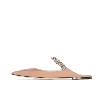 Jimmy Choo Bing Flat Shoes Women's Pink