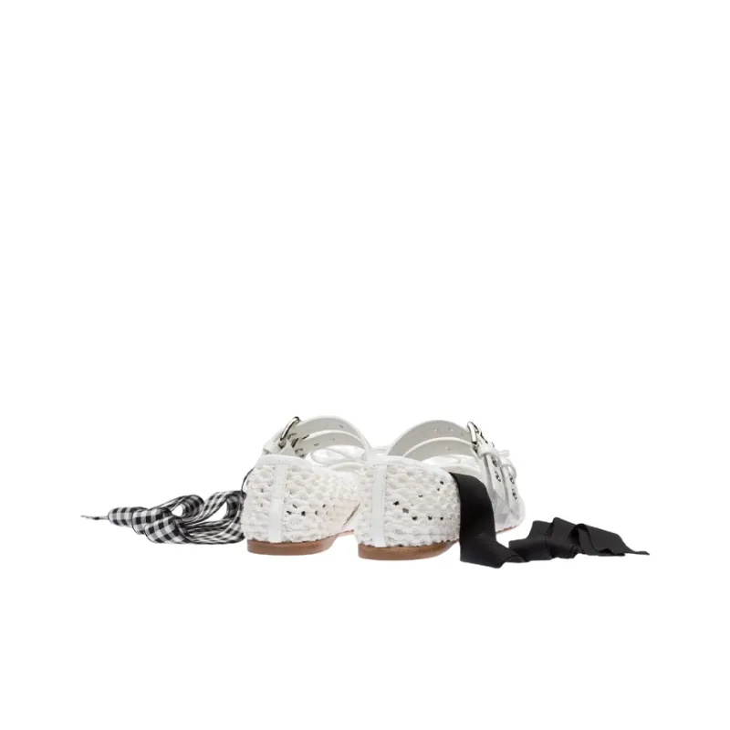 MIU MIU Casual Single Shoes Women's White-4