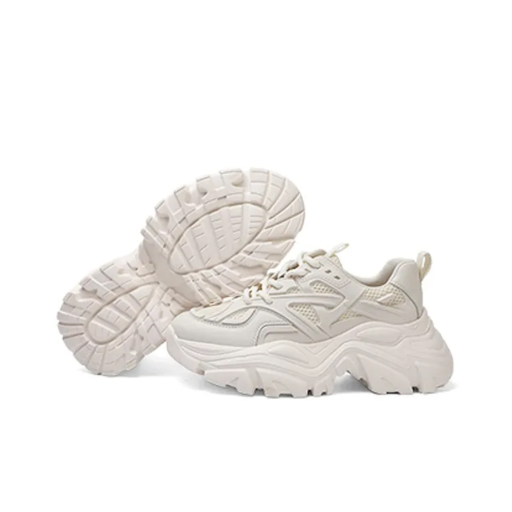 VICKI BROWN Jeans Low-Top Chunky Sneakers Women's-7