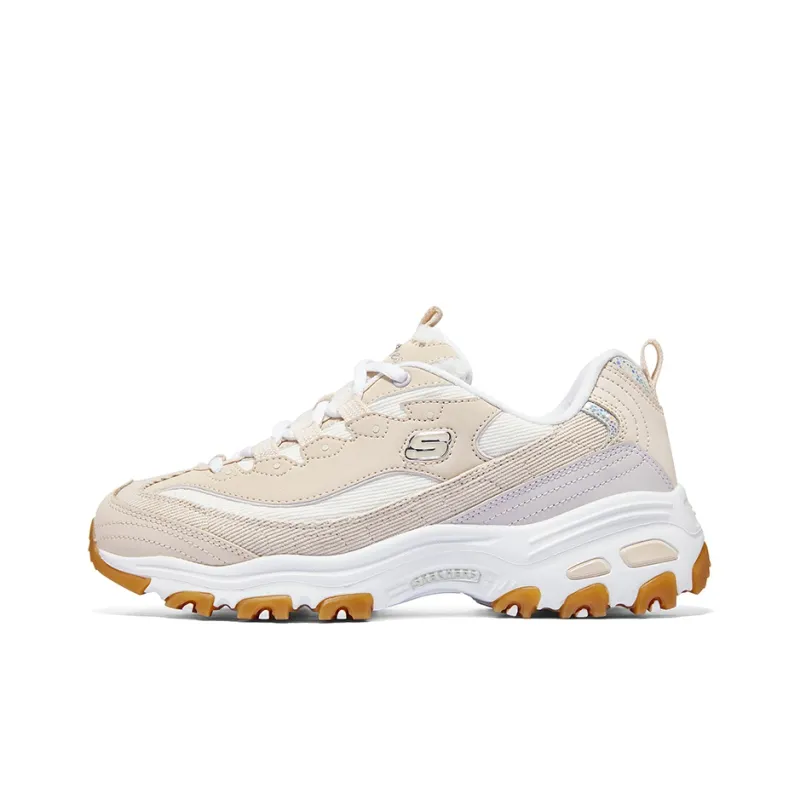 Skechers Dlites 1.0 'White Beige' Women's-0