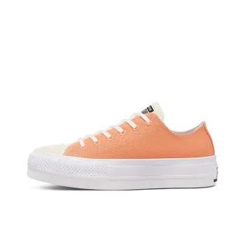 Chuck Taylor All Star Women's Renew Cotton Converse Platform Low 'Fuel Orange' Women's